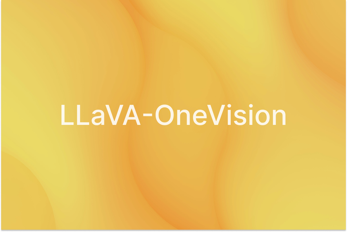 LLaVA-OneVision: Easy Visual Task Transfer